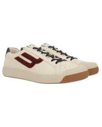 Bally - Logo Flocked Low-Top Sneakers - Lyst