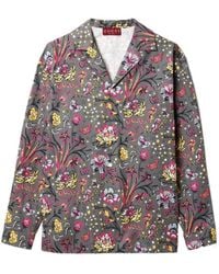 Gucci - Punk Floral-Print Cotton Shirt - Lyst