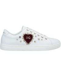 Dolce & Gabbana - Minimalist Low-Top Leather Shoes - Lyst