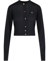 Vivienne Westwood - Bea Knit Cropped Cardigan - Lyst