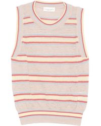 Roberto Collina - Striped Tank Top - Lyst