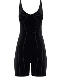 Vetements - Velour Stitch Detailed Jumpsuit - Lyst