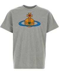 Vivienne Westwood - Logo Print Crewneck T-Shirt - Lyst