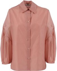 Peserico - Buttoned Blouse - Lyst