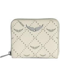 Zadig & Voltaire - Monogram-Pattern Wallet - Lyst