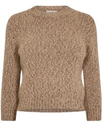 Magda Butrym - Crew Neck Knit Sweater - Lyst