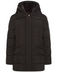 Moorer - Long-Sleeved Hooded Down Coat - Lyst