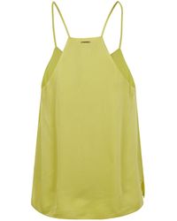 Twinset - Thin Shoulder Strapped Satin Top - Lyst