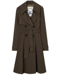 Burberry - Long Gabardine Pembury Trench Coat - Lyst