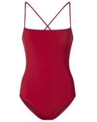 Loulou de Saison - Itak Lds Criss-Crossing Straps Swimsuit - Lyst