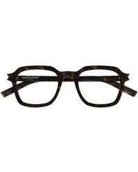 Saint Laurent - Eyewear Square Frame Glasses - Lyst