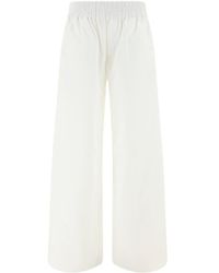 DSquared² - Logo Patch Wide Leg Trousers - Lyst