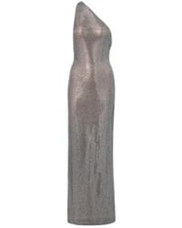 Self-Portrait - Embellished One-Shoulder Gown - Lyst