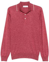 Brunello Cucinelli - Trim-Detail Polo Shirt - Lyst