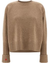 Tory Burch - Crewneck Knitted Jumper - Lyst