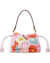 Fendi - Mamma Baguette Medium Bag Embroidered With Beads - Lyst