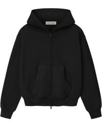 Fear Of God - Essentials Logo-Print Zip-Up Hoodie - Lyst
