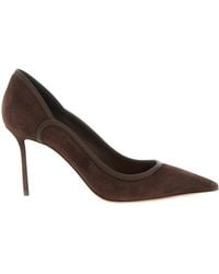 Aquazzura - Suede Pointed-Toe Pumps - Lyst
