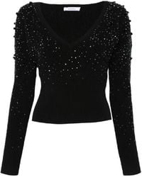 Max Mara - Gang Beaded V-Neck Sweater - Lyst