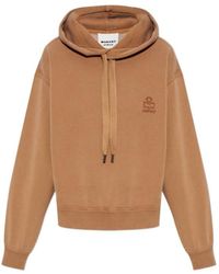 Isabel Marant - Isabel Marant Étoile Salmy Logo Hoodie Sweatshirt - Lyst