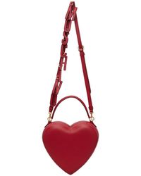 Moschino - Love Me Heart-Shaped Shoulder Bag - Lyst