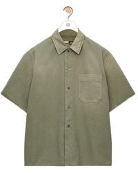 Loewe - Anagram Short Sleeve Shirt - Lyst