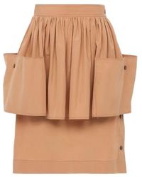 Chloé - Layered Knee-Length Skirt - Lyst
