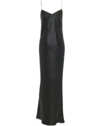 Saint Laurent - Cowl Back Long Dress - Lyst