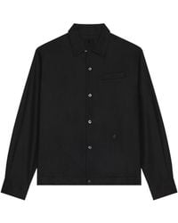 Givenchy - 4G Detailed Long-Sleeved Shirt - Lyst