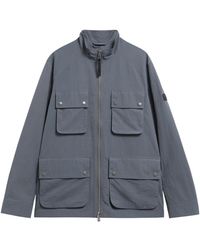 Barbour - Stand Collar Cargo Jacket - Lyst