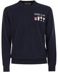 MC2 Saint Barth - Logo Embroidered Jumper - Lyst