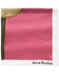 Acne Studios - Square Silk Scarf - Lyst