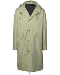 A.P.C. - Button-Up Hooded Coat - Lyst