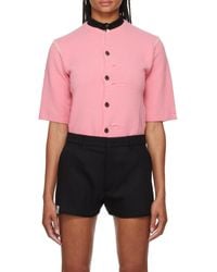 Adererror - Round-Collar Button-Down Sweater - Lyst