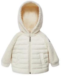 Moncler - Padded Teddy Zip-Up Hoodie - Lyst