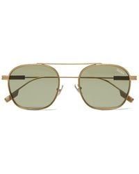 ZEGNA - Pilot Frame Sunglasses - Lyst