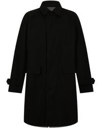 BOSS - Lapel Mid-Length Single-Breasted Trench Coat - Lyst