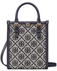 Tory Burch - T Monogram Mini Top Handle Bag - Lyst