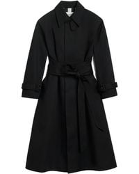 Ami Paris - Belted Cotton Trench Coat - Lyst