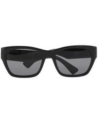 Bottega Veneta - Eyewear Rectangular Frame Sunglasses - Lyst