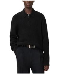 AllSaints - Frayed-Edge Single-Breasted Blazer - Lyst