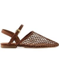 STAUD - Cut-Out Flat Sandals - Lyst
