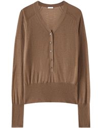 JOSEPH - Fine-Knit V-Neck Cardigan - Lyst