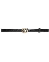 Gucci - Gg Milano Thin Belt - Lyst