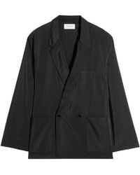 Lemaire - Double-Breasted Long-Sleeved Jacket - Lyst