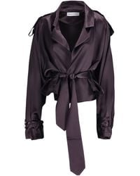 Frankie Shop - Simona Satin Blouse - Lyst