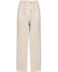 Studio Nicholson - Drawstring Straight-Leg Modal-Blend Trousers - Lyst