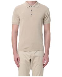 Emporio Armani - Button Detailed Short-Sleeved Polo Shirt - Lyst