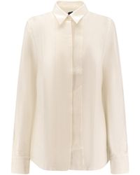 BOSS - Boss Regular-Fit Button-Up Blouse - Lyst