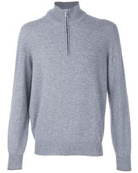 Brunello Cucinelli - Half-Zipped Pullover - Lyst